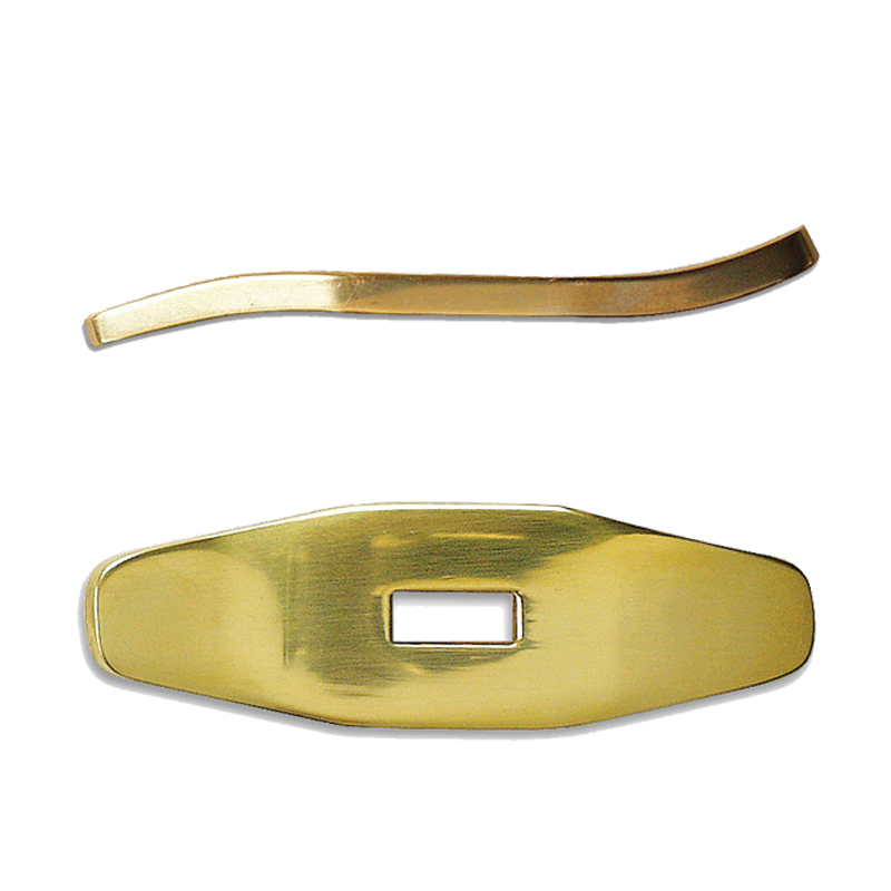 Parierstück Messing - S-förmig - 72 x 22 x 5 mm