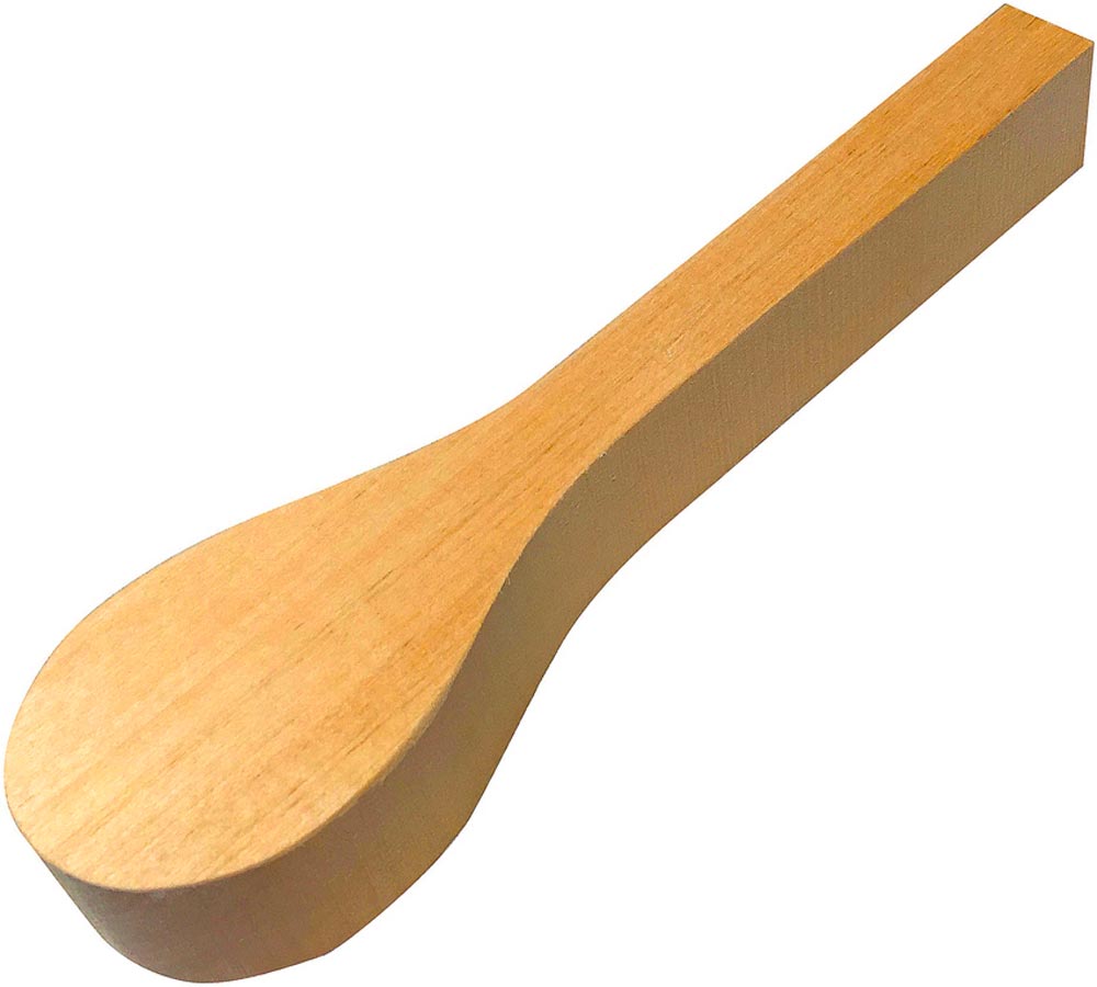 Schnitzrohling - Kochlöffel aus Lindenholz