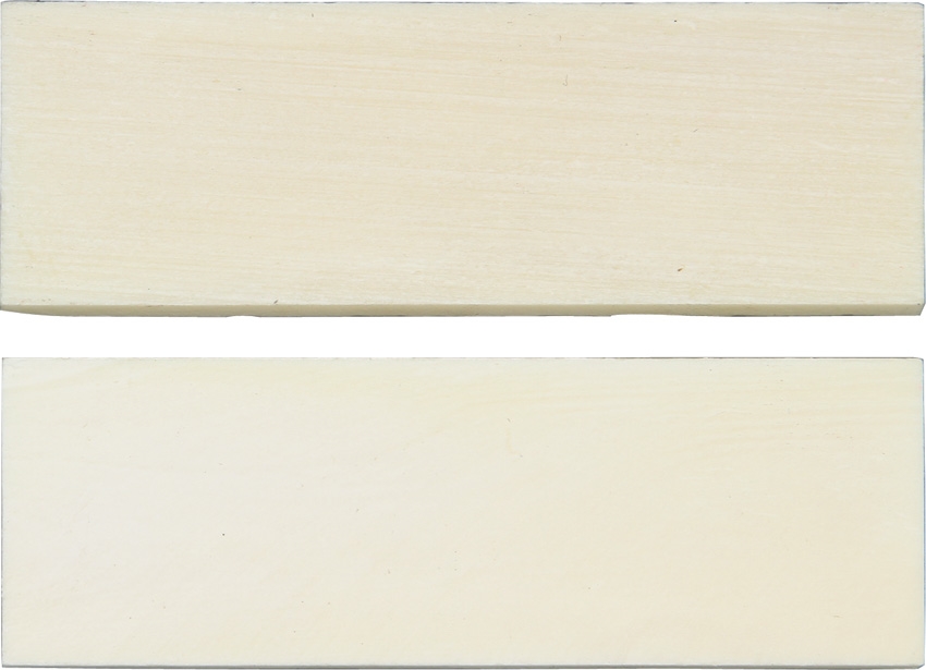 Griffschalen Bone white smooth - paarweise