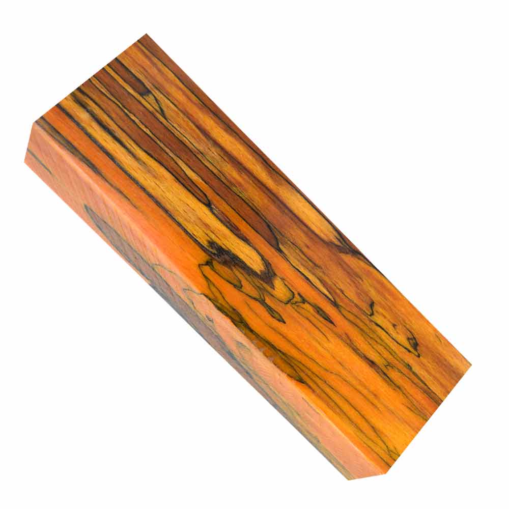 Stabilisierte Maserbirke - orange