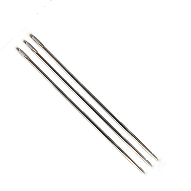 Nähnadel Gr. 4 mit schmaler Öse - 3er Set