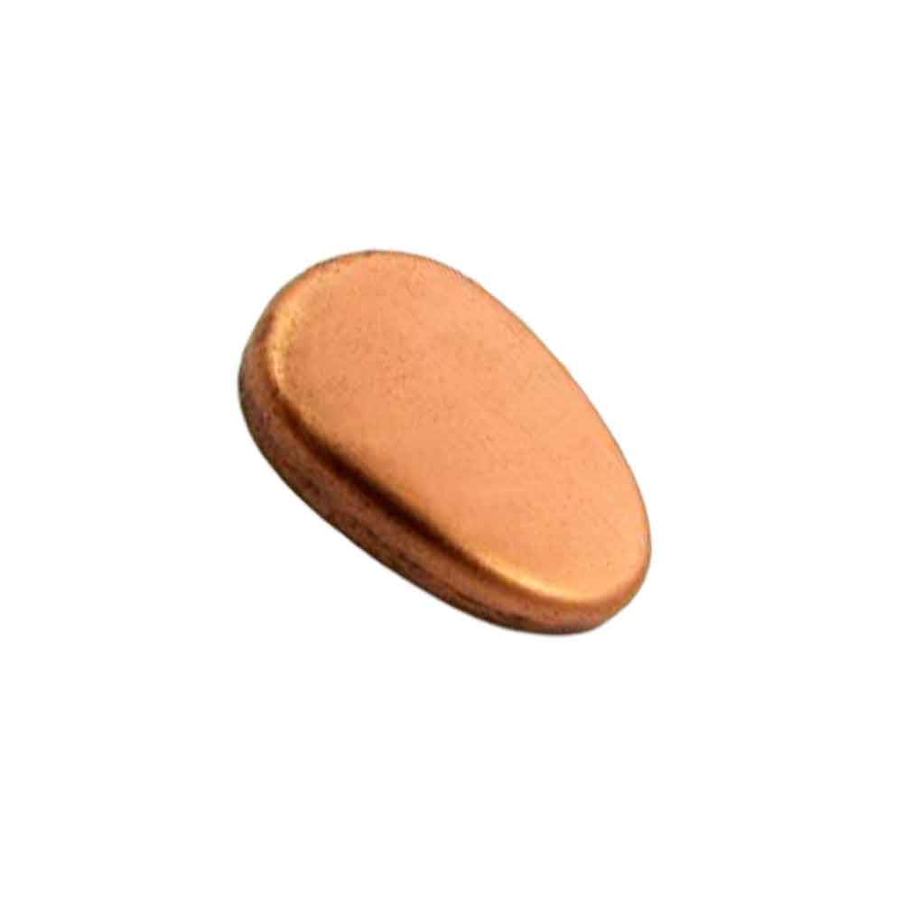 Endkappe Messing - 32 x 22 mm