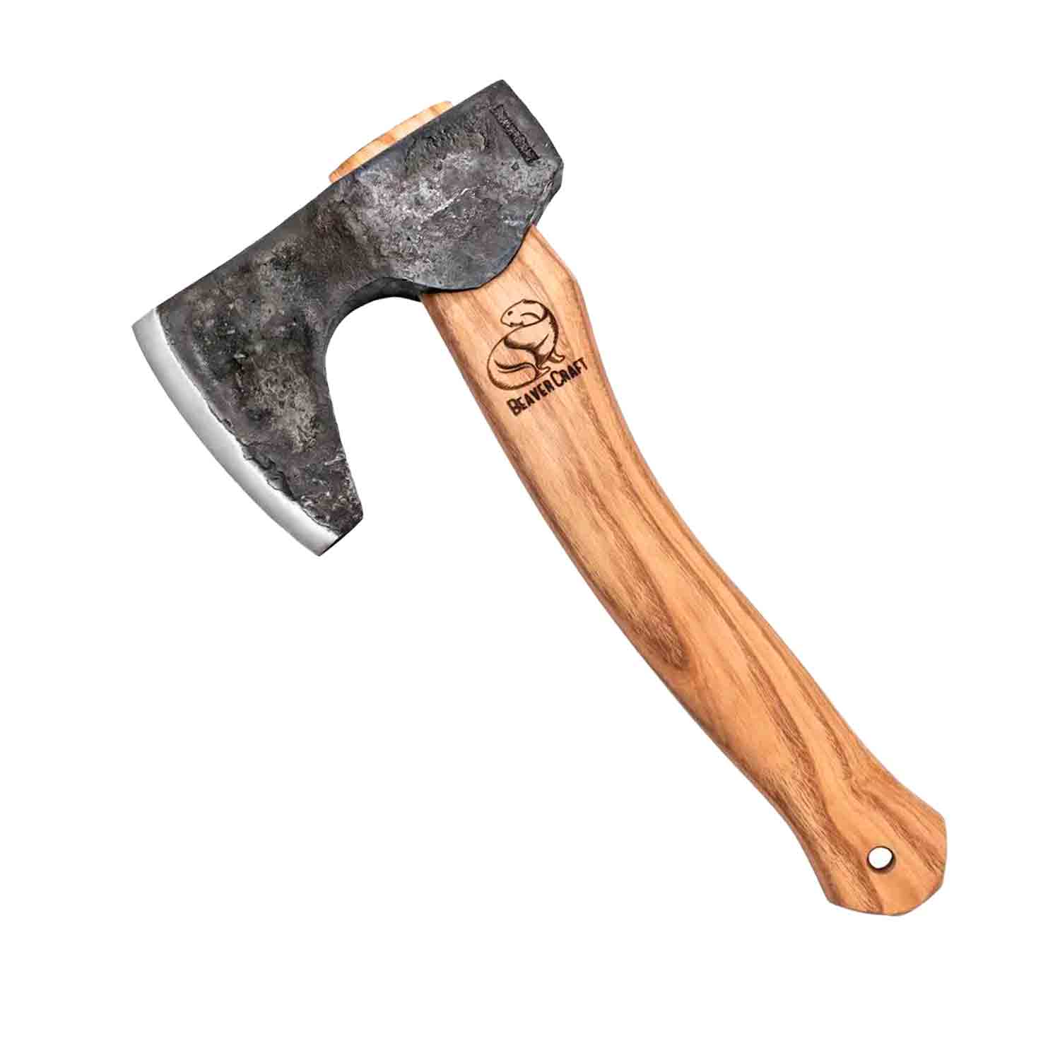 Bushcraft Bart-Axt AX6 - inkl. Lederscheide und Gürtelschlaufe