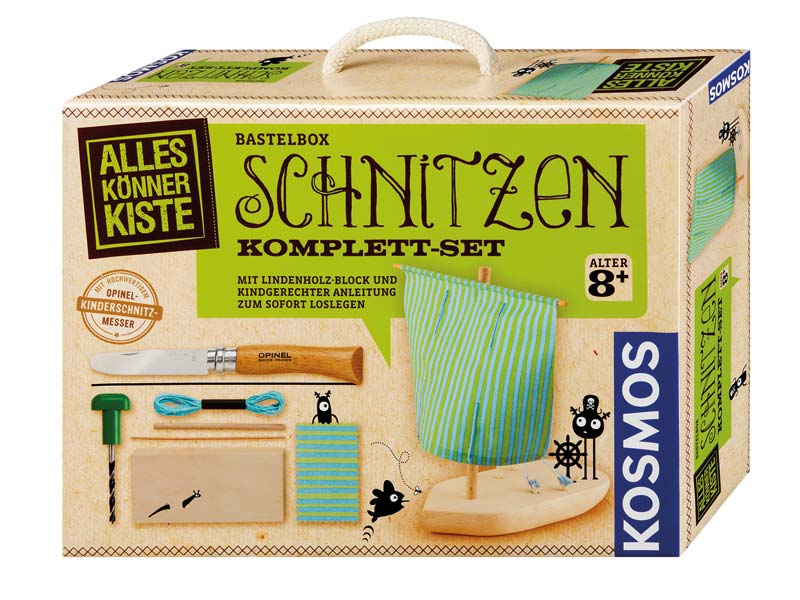 Schnitzen Komplett-Set - AllesKönnerKiste - ab 8 Jahre