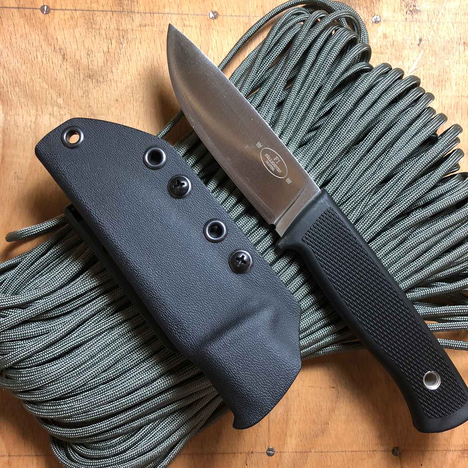 Kydexscheide für Fällkniven F1 in schwarz von Wolfknives