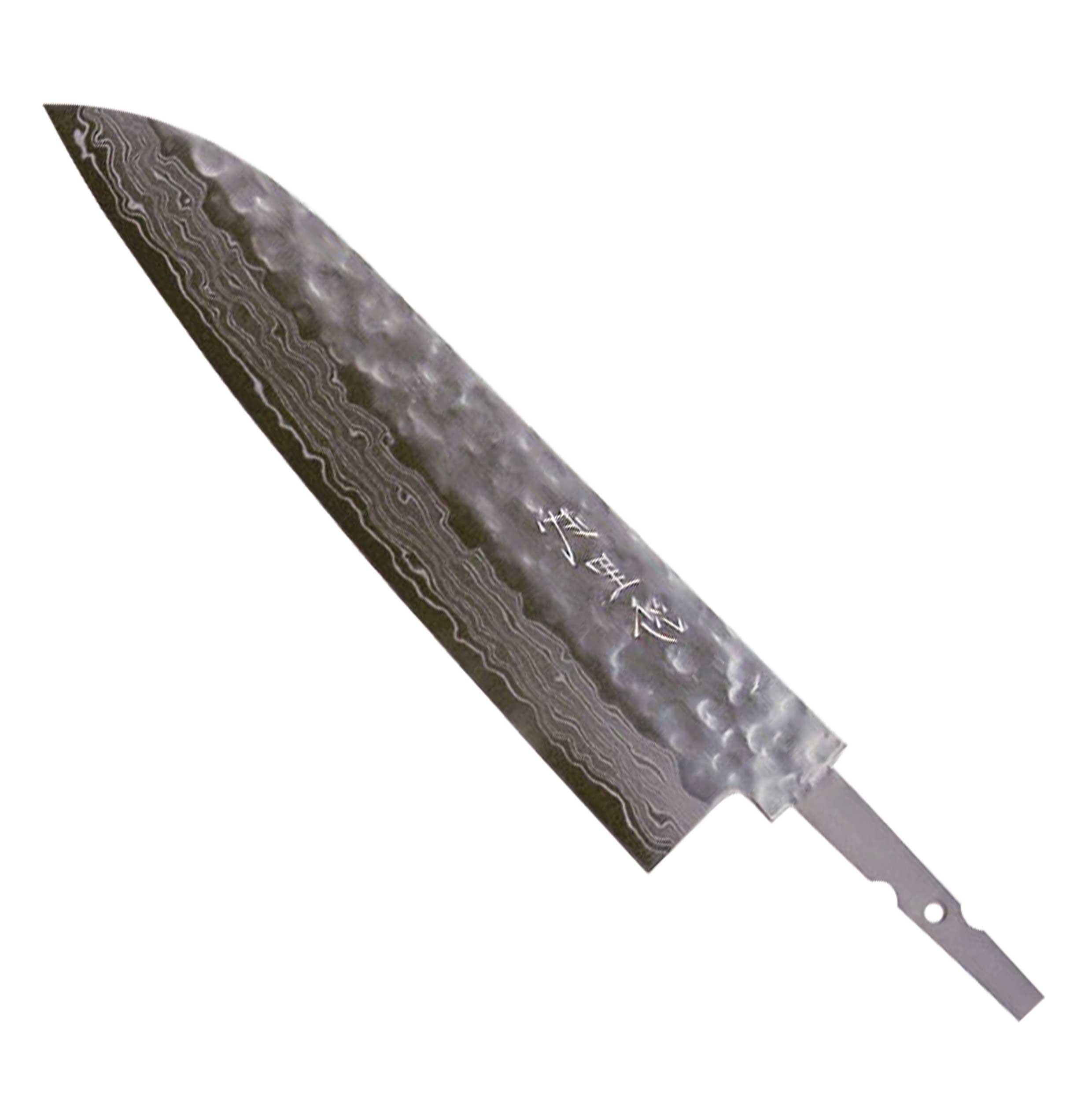 Gyuto Damast Kochmesserklinge 210