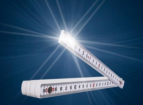LEUCHTMETER - Zollstock Meterstab mit LED Licht