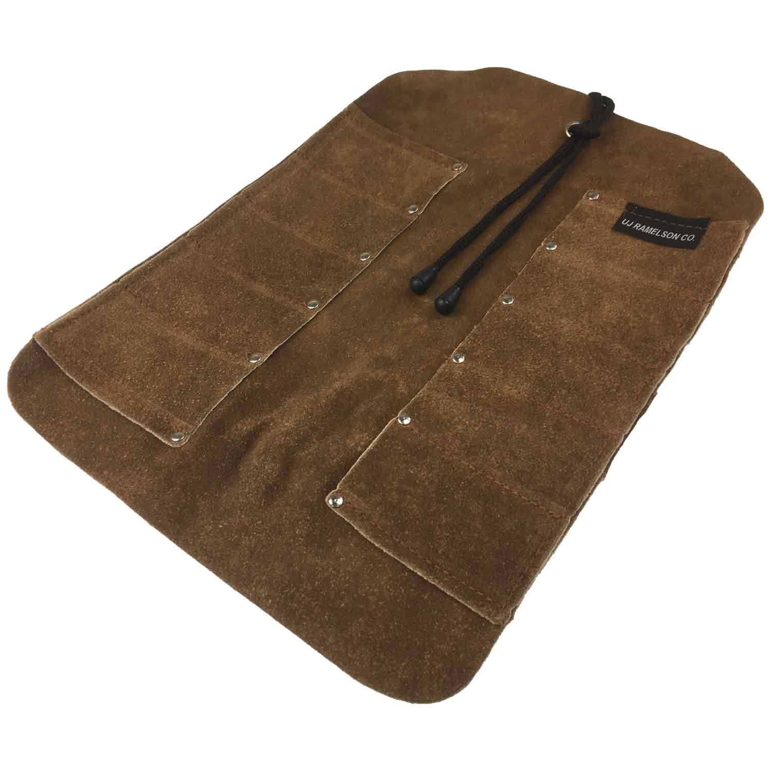 U. J. Ramelson Pocket Leather Tool Roll Messerrolle - mit 10 Fächern