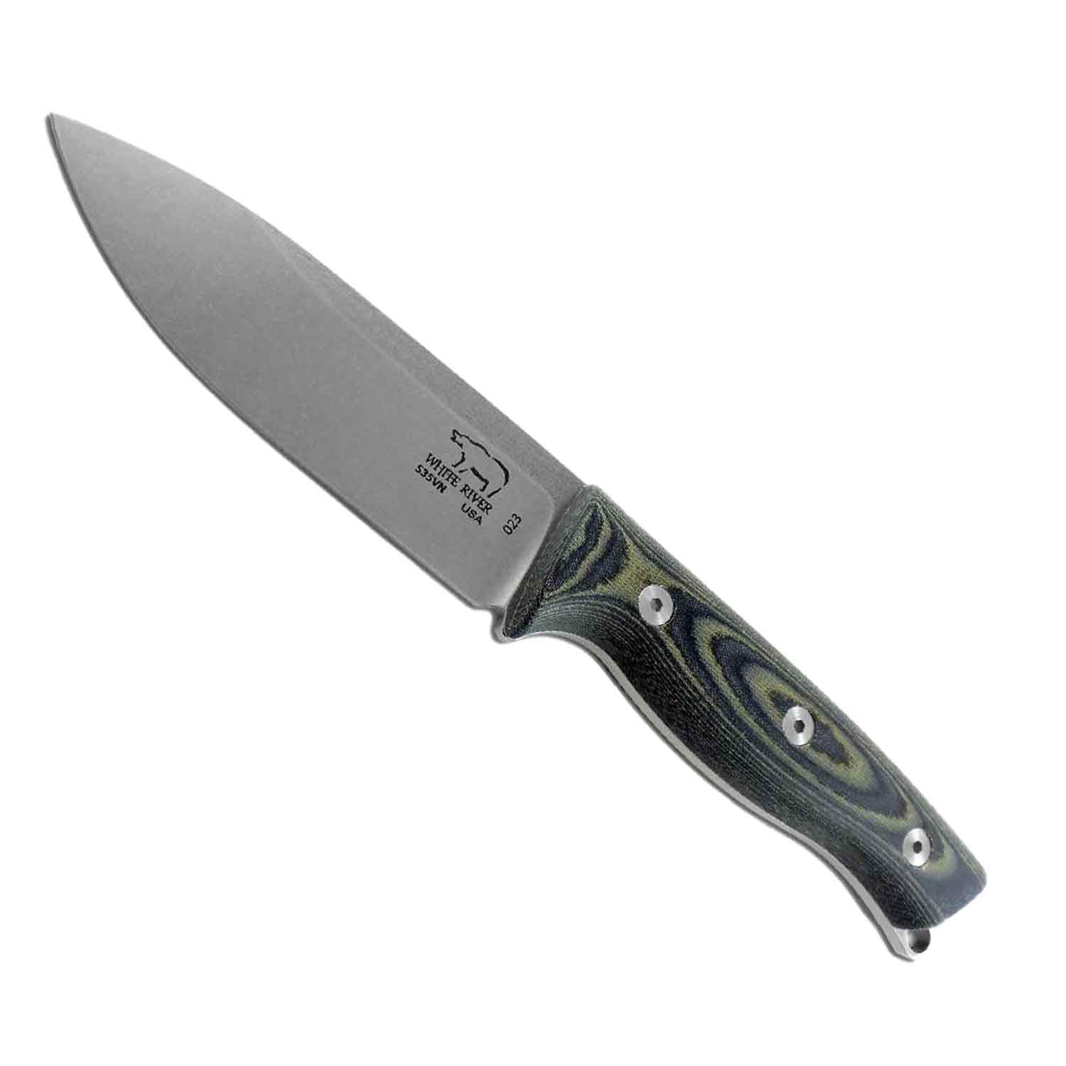 White River Ursus 45 - Black & Olive Micarta Griff