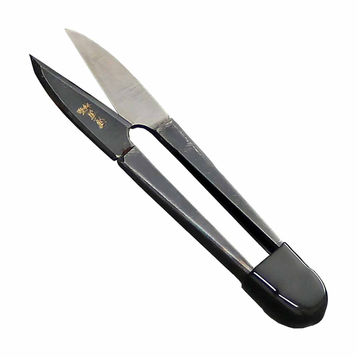 Japanische Nigiri Basami Schere - schwarz brüniert - 105 mm