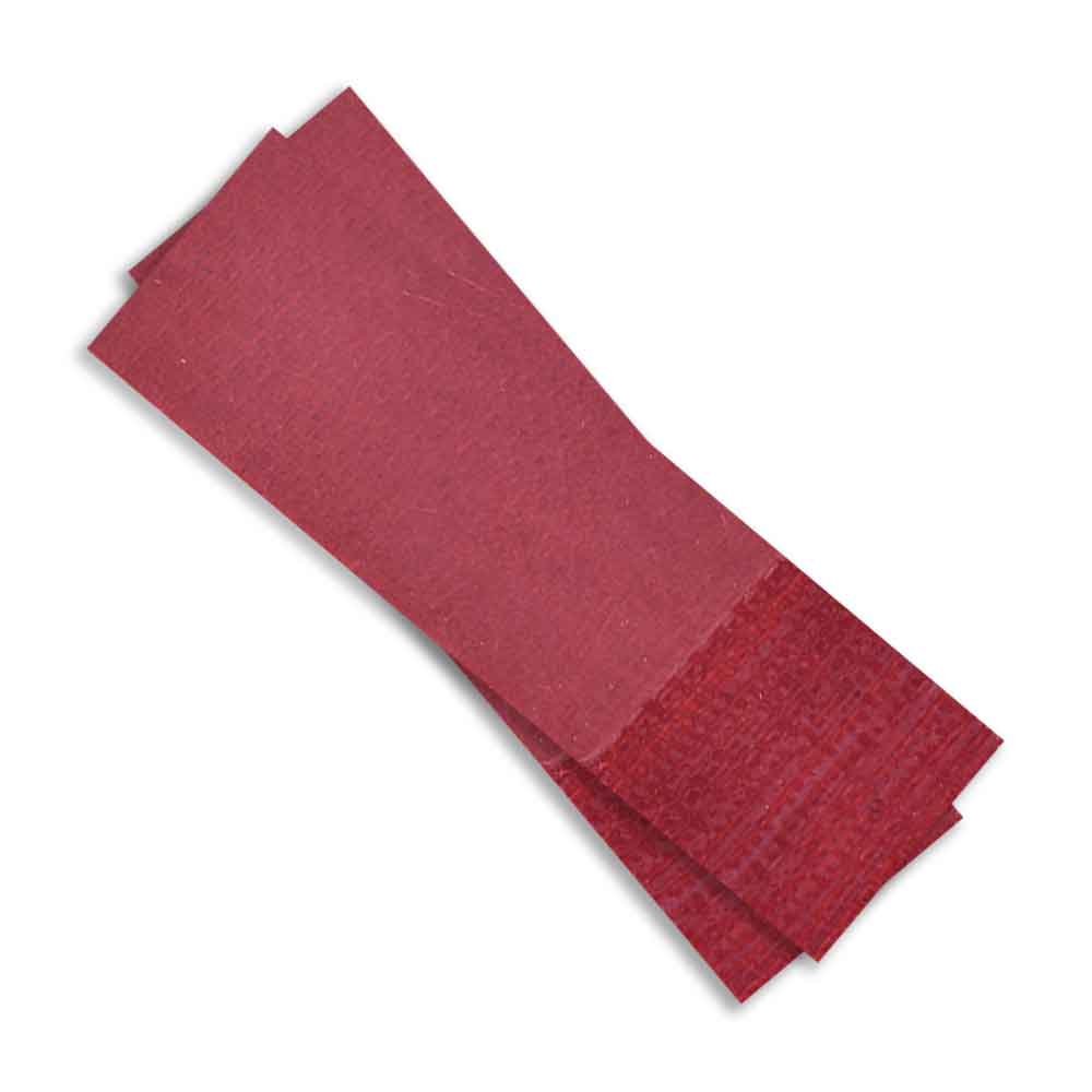 Griffschalen Jute Micarta rot - paarweise