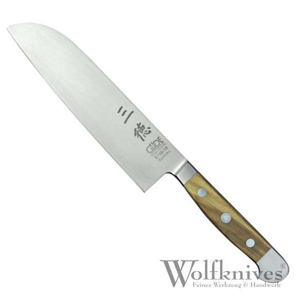 Güde Santoku 18 cm Serie Alpha Olive X746/18