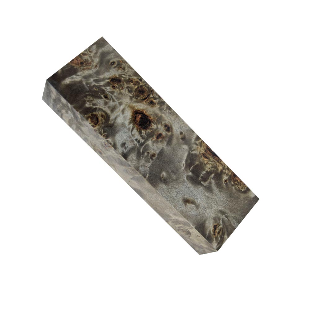 Stabilisierte Pappelmaser - schwarz
