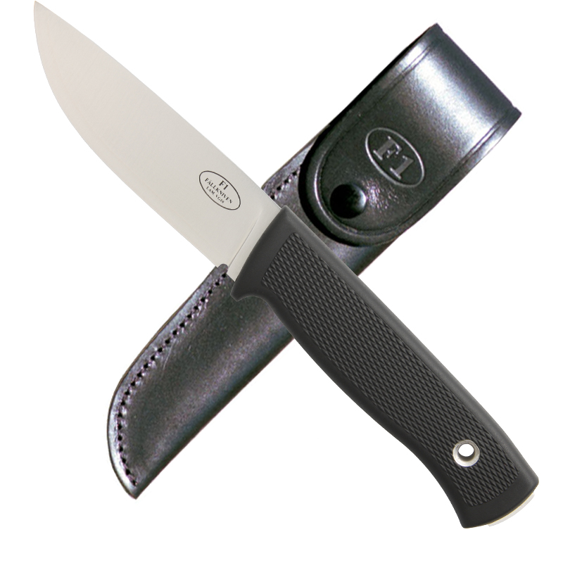 Fällkniven F1 mit Lederscheide