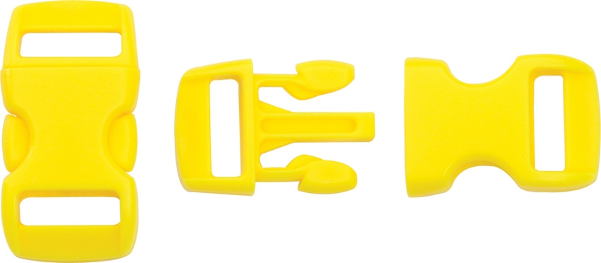 Steckschließe gelb - bis 10 mm Bandbreite