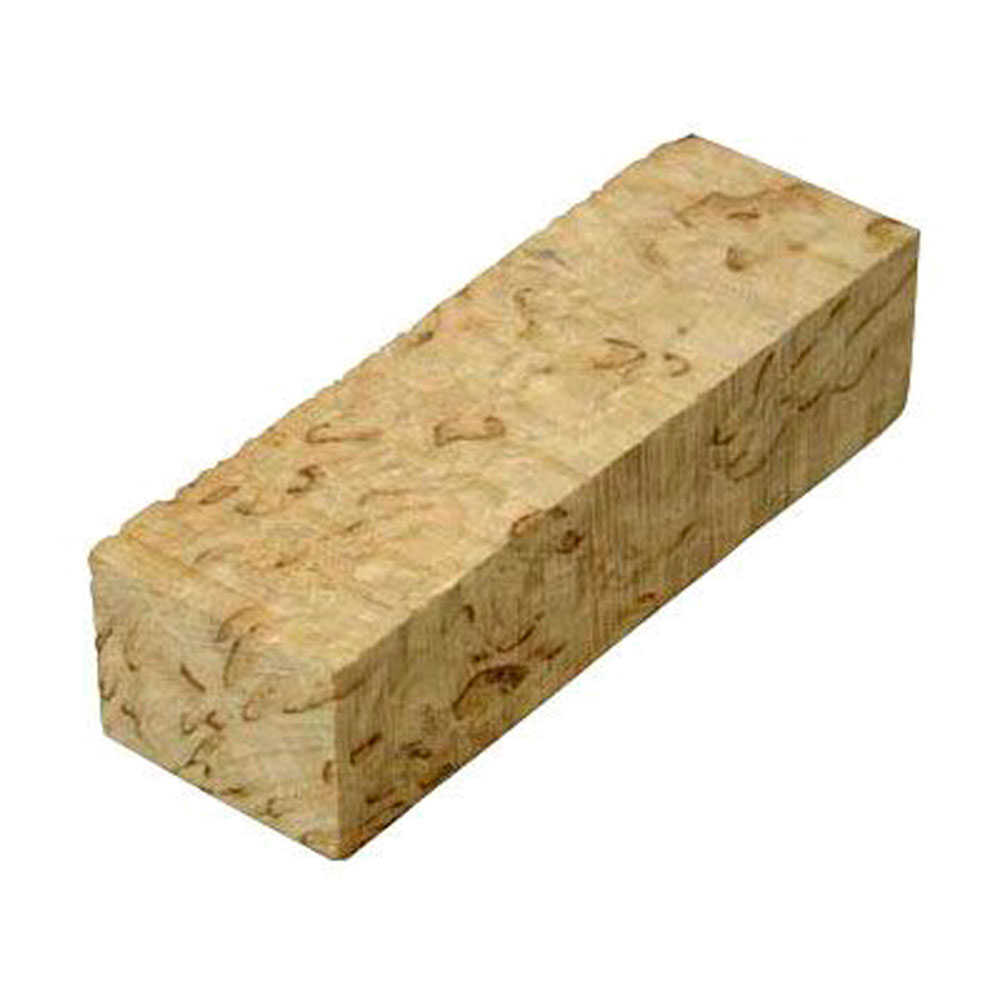 Maserbirke Kantholz - Standard Maserung ca. 120 x 40 x 30 mm