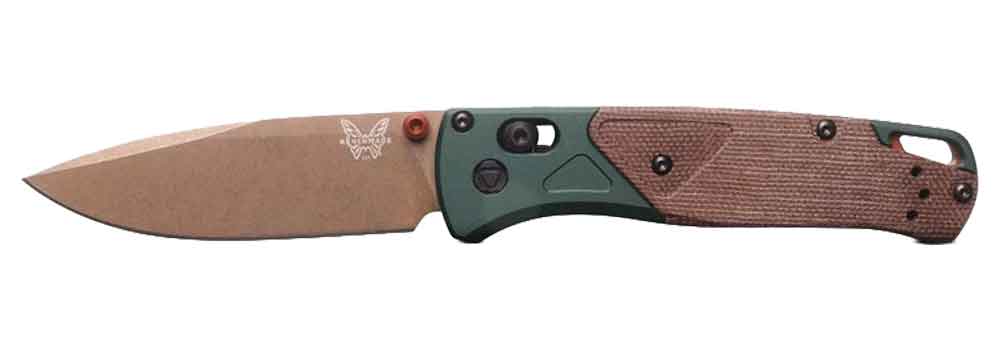 Benchmade-Bugout-Taiga-Green-seite-links