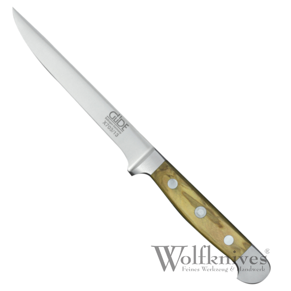 Güde Ausbeinmesser flexibel 13 cm Serie Alpha Olive X703/13