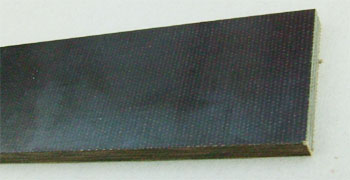 Griffmaterial Micarta - grüner Canvas 6.5 mm