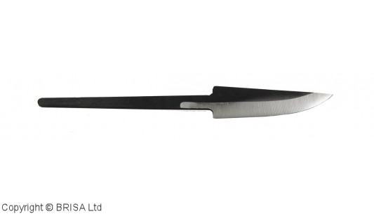 Kohlenstoffklinge L 6 Drop Point - 5,4 cm Klingenlänge