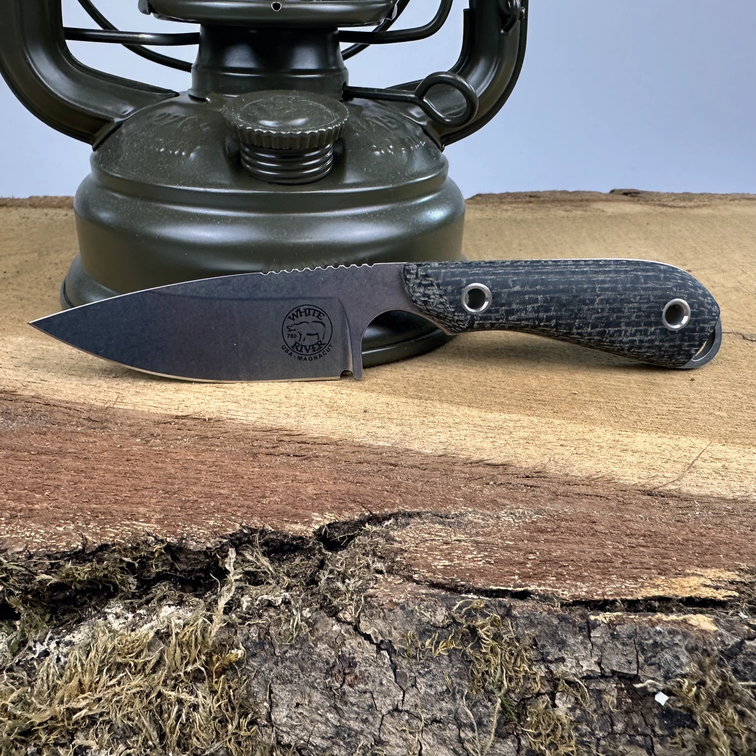 White River M1 Pro Magnacut - Black Micarta Griff