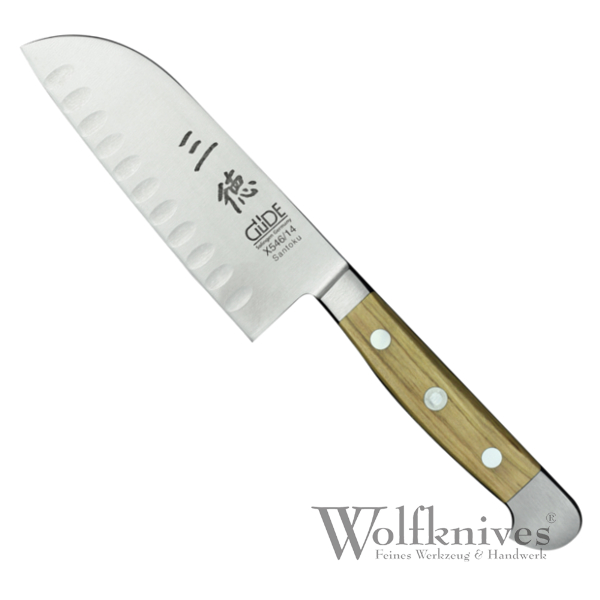 Güde Santoku (Kulle) 14 cm Serie Alpha Olive X546/14