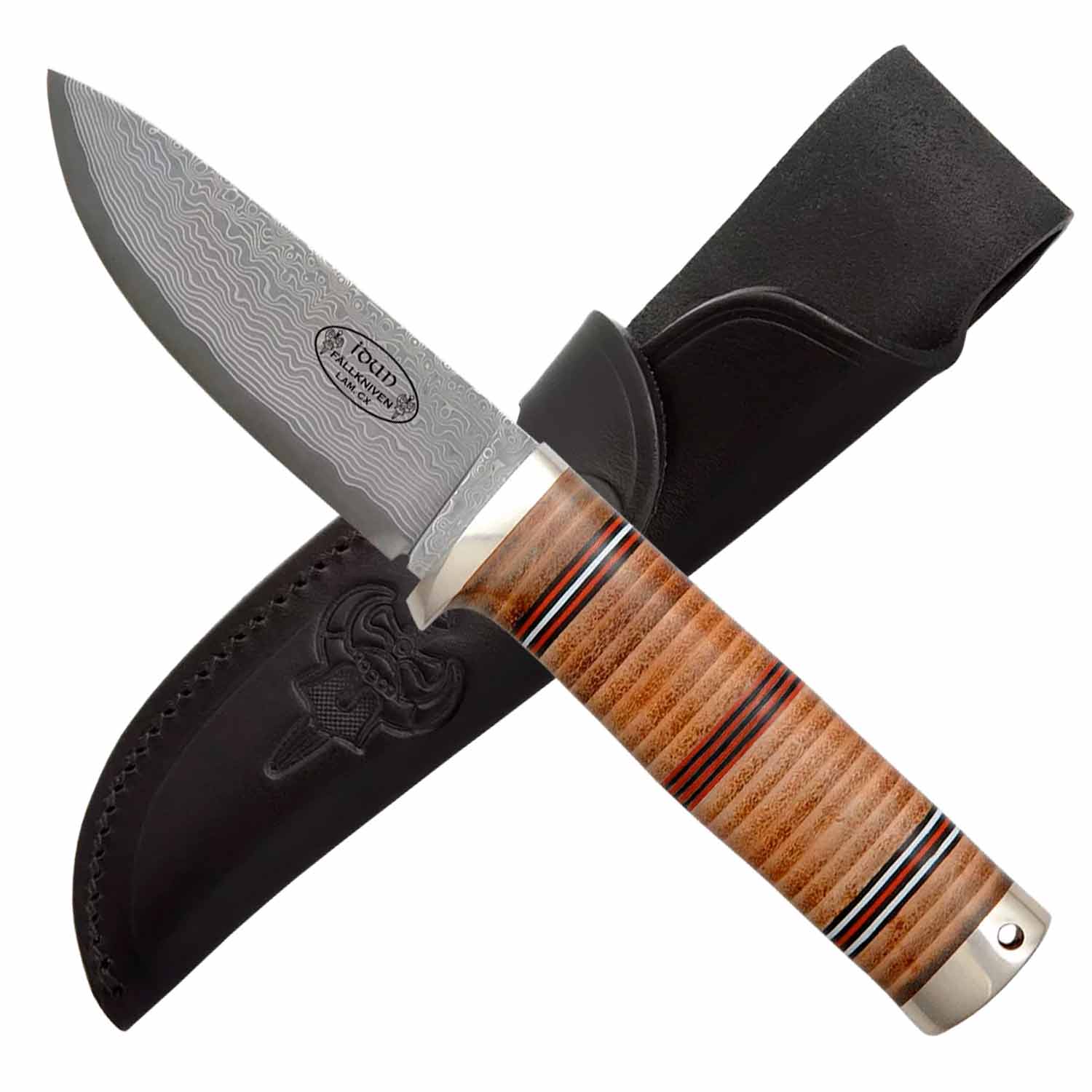 Fällkniven NL5cx Idun Damast Cowry X - Sammlermesser