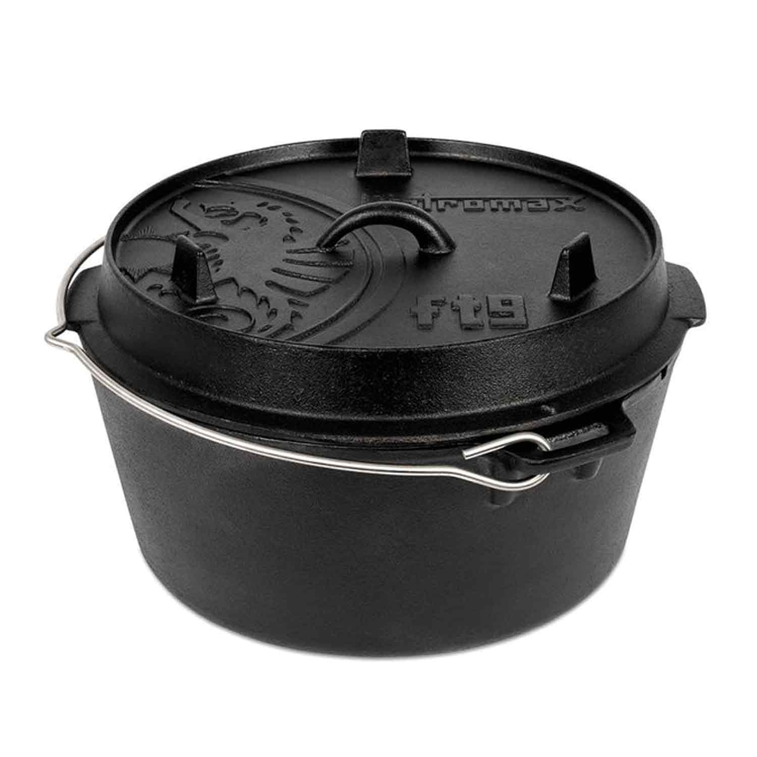 Feuertopf FT9 Dutch Oven mit flachem Boden - 7,5 Liter