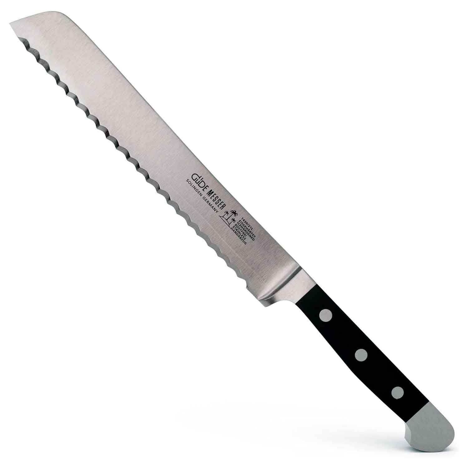 Güde Brotmesser 21 cm Serie Alpha 1430/21 - Linkshänder-Version