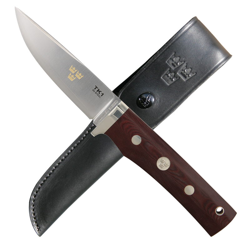 Fällkniven TK1 Maroon Micarta