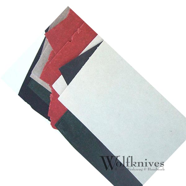 Vulkanisiertes Fiber - gemischtes Sortiment - 0,5 kg
