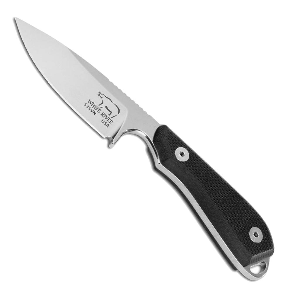 White River M1 Backpacker PRO - Schwarze G10 Griffschalen