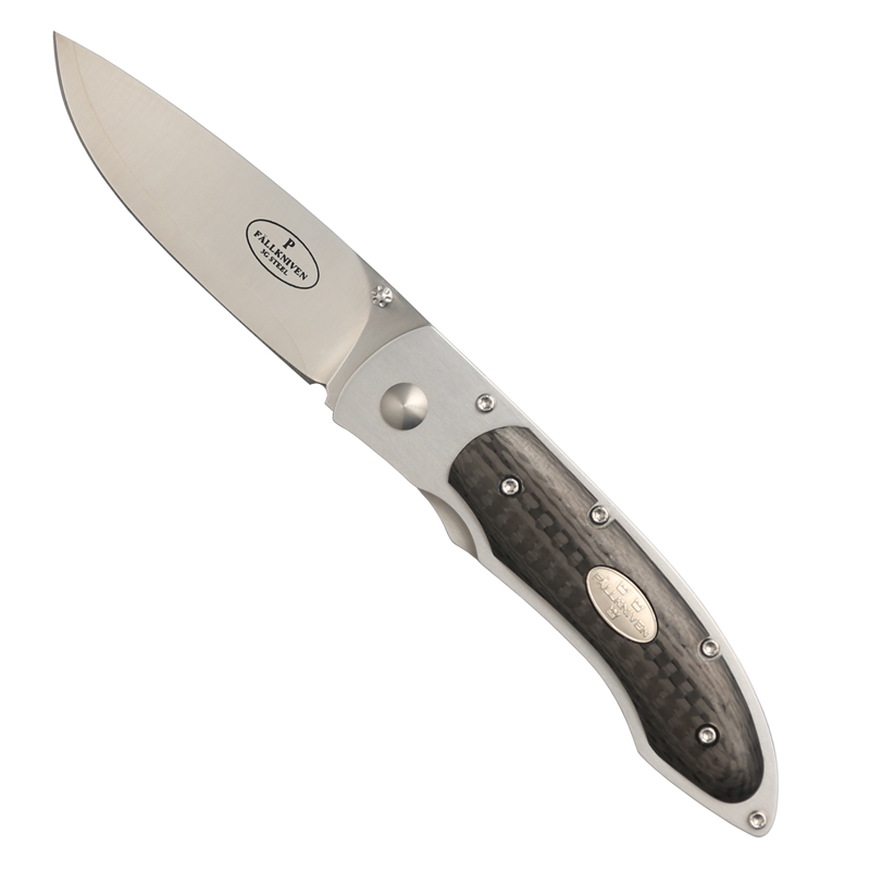 Fällkniven P Taschenmesser 3G-Stahl & Griff aus Carbon Fiber