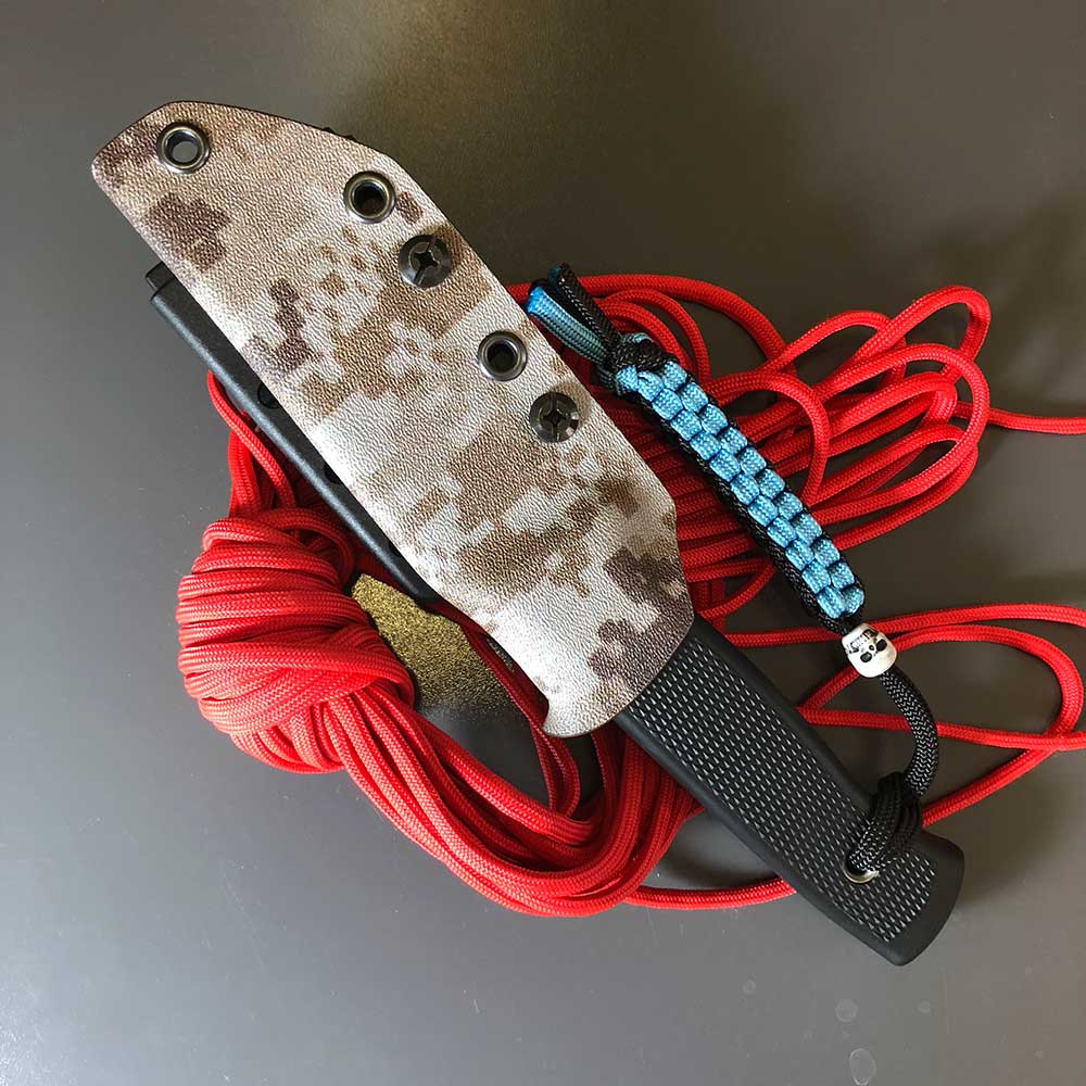 Kydex Scheide in Digital Desert für Fällkniven F1