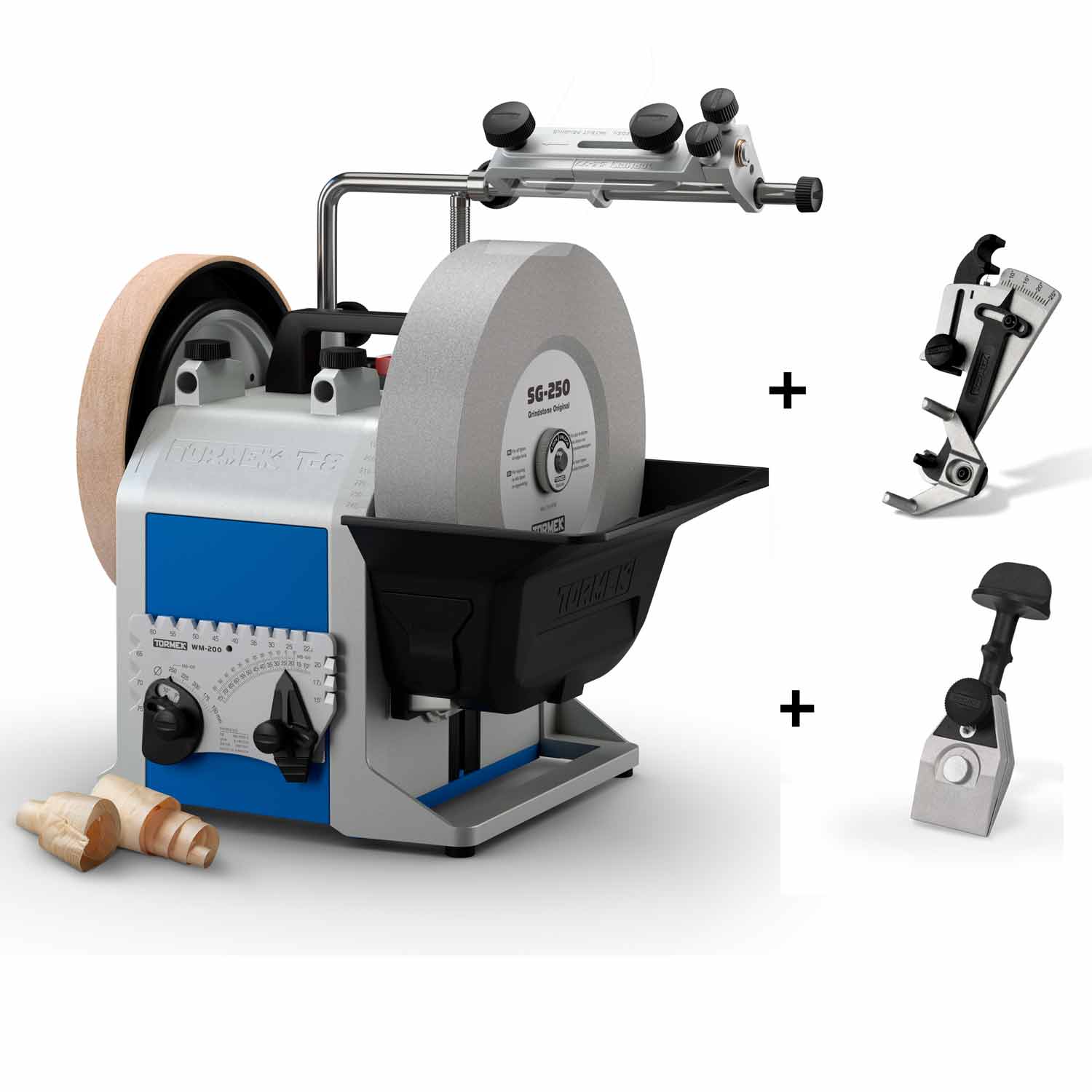 Tormek® T-8 Original Nassschleifmaschine inkl. KJ-45 & KS-123 Vorrichtungen