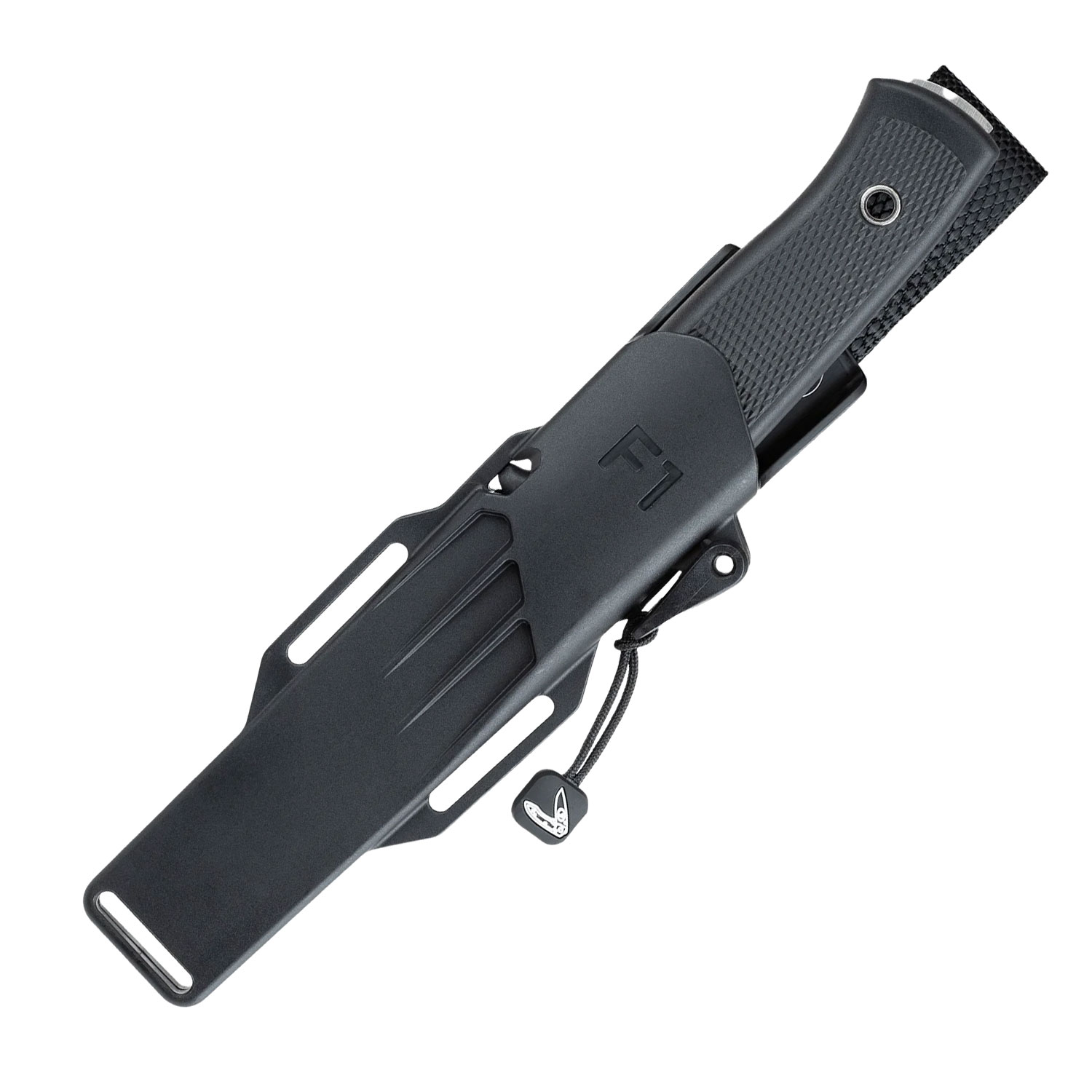 Fällkniven F1 Pilot Survival Knife mit Elmax-Stahl & Zytelscheide - Rechtshänder