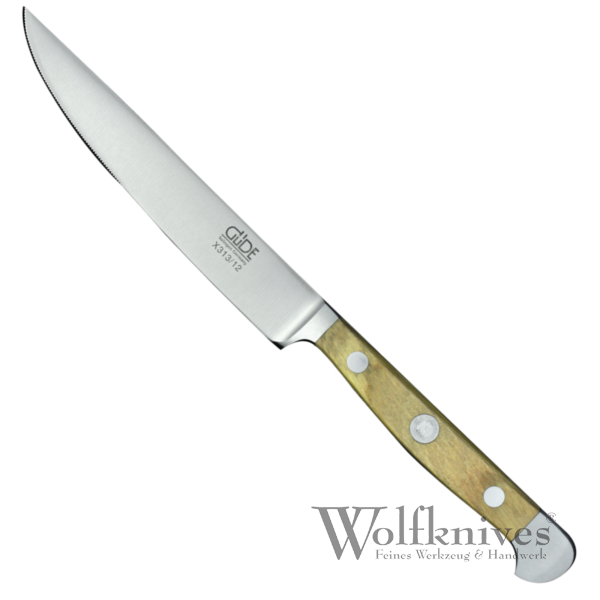Güde Steakmesser 12 cm Serie Alpha Olive X313/12