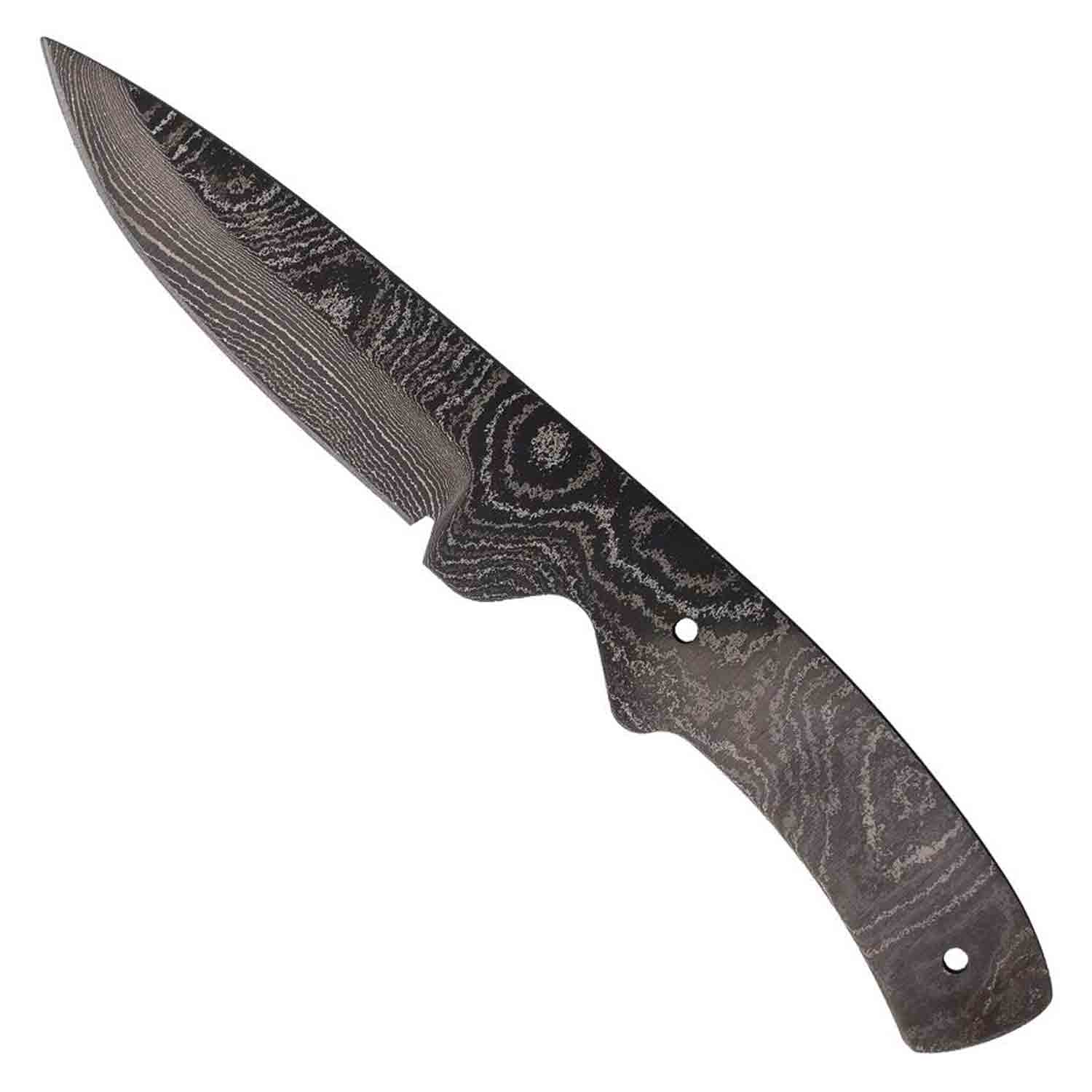 Damastklinge Wolf´s Blood Drop Point N° 85 - 416-Lagen