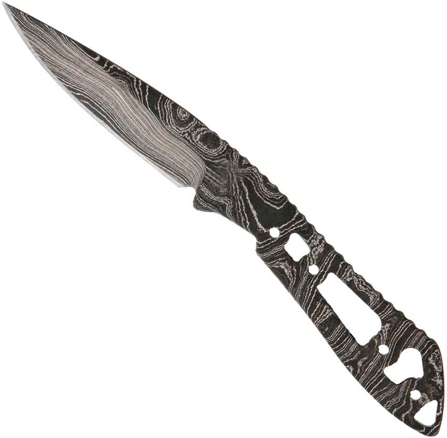 Damastklinge Wolf`s Little Drop Point N°94 - 416-Lagen