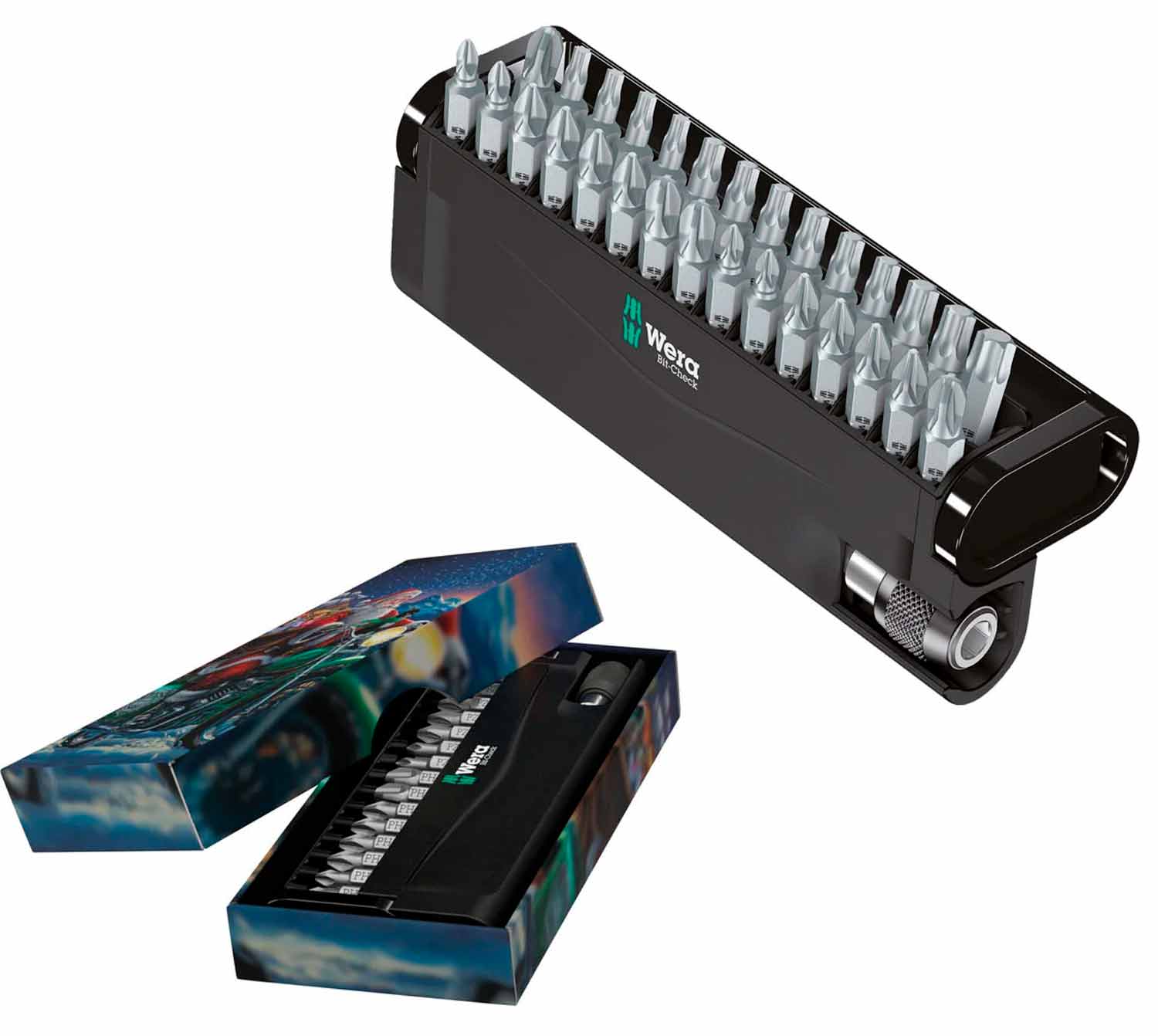 Wera Bit-Check 30 "Christmas 2025" Bits-Sortiment mit Bithalter
