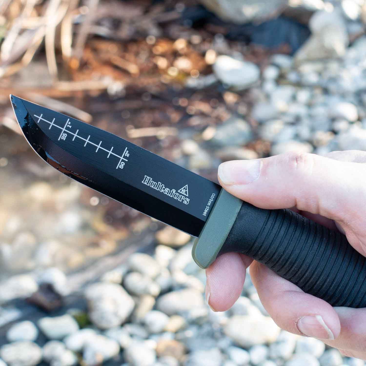 Outdoormesser OK4 Hultafors im Einsatz
