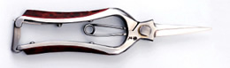 Blumenschere von Hidehisa mit Griffen aus feiner Quitte