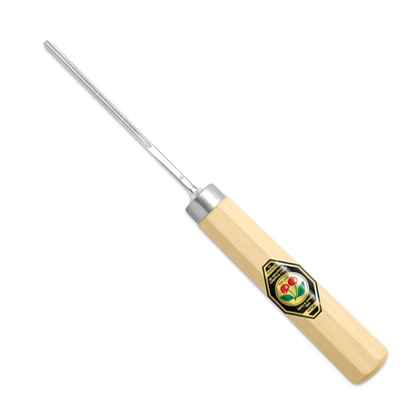 Kerbschnitzbeitel - gerade Klinge, runde Höhlung - Breite 8 mm