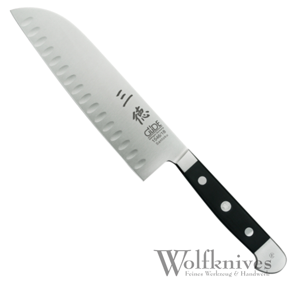 Güde Santoku 18 cm Kulle