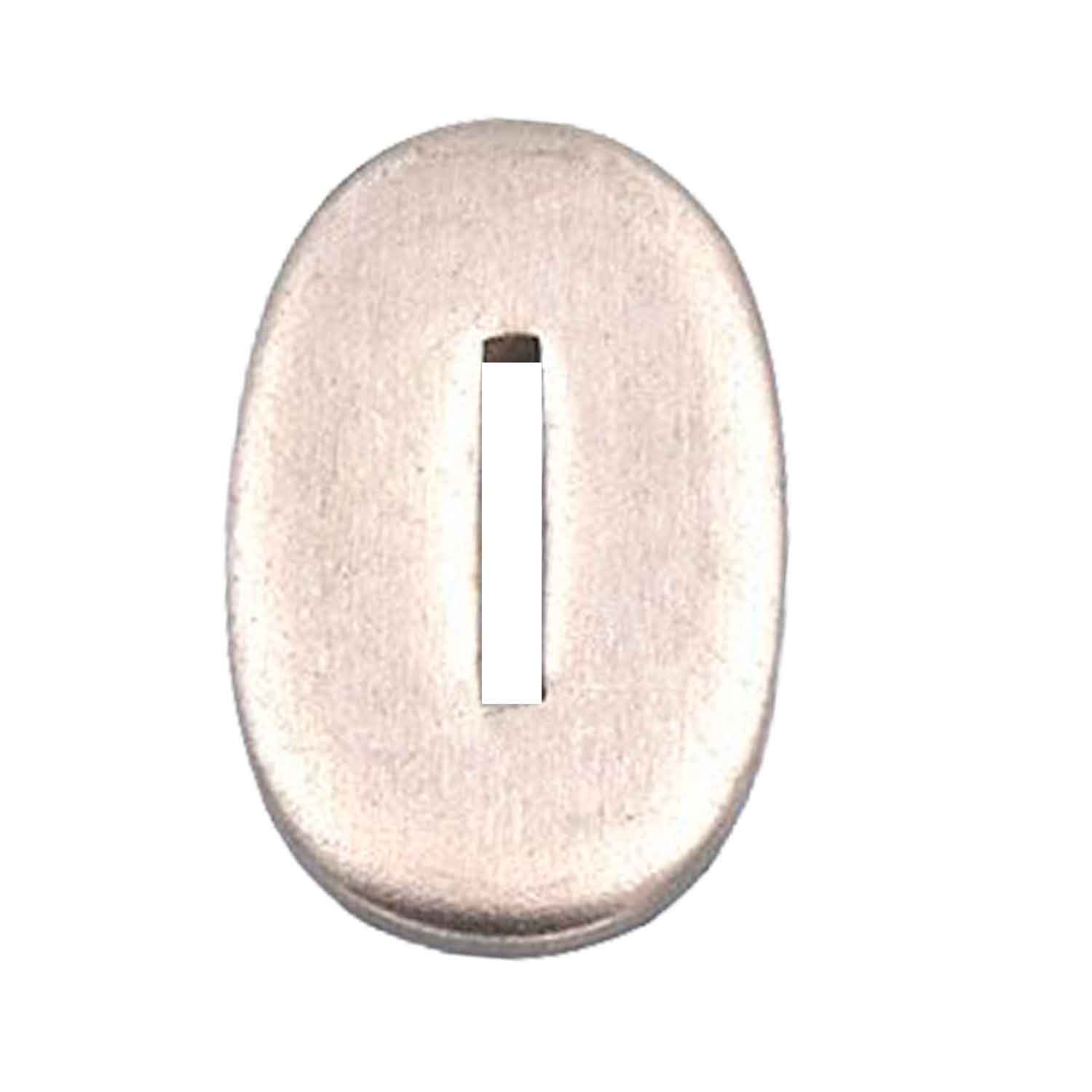 Bolster Nickelsilver 30 x 19 x 3 mm