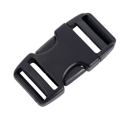 Steckschließe G schwarz - bis 50 mm Bandbreite