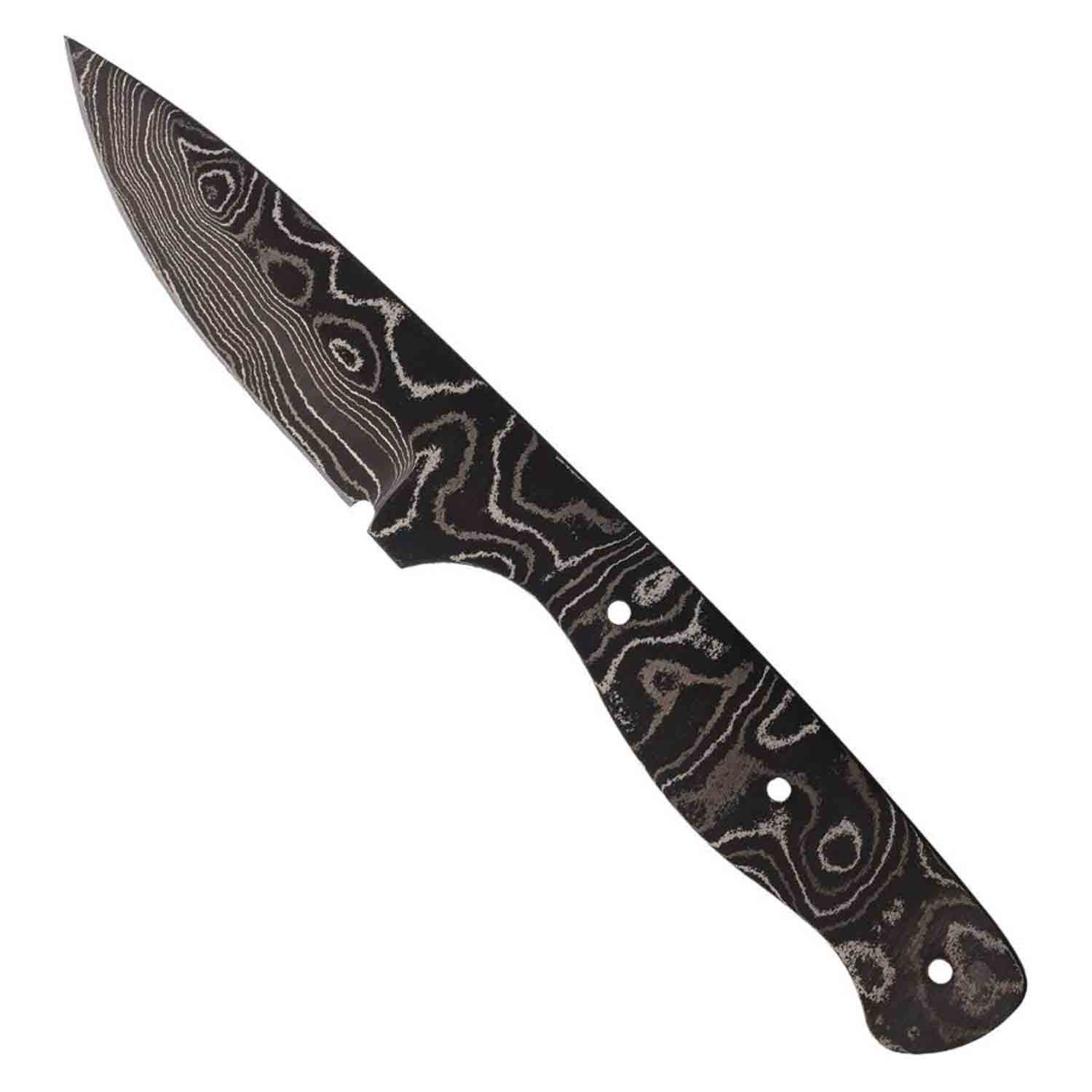 Damastklinge Wolf Howls Drop Point N°88 - 416-Lagen