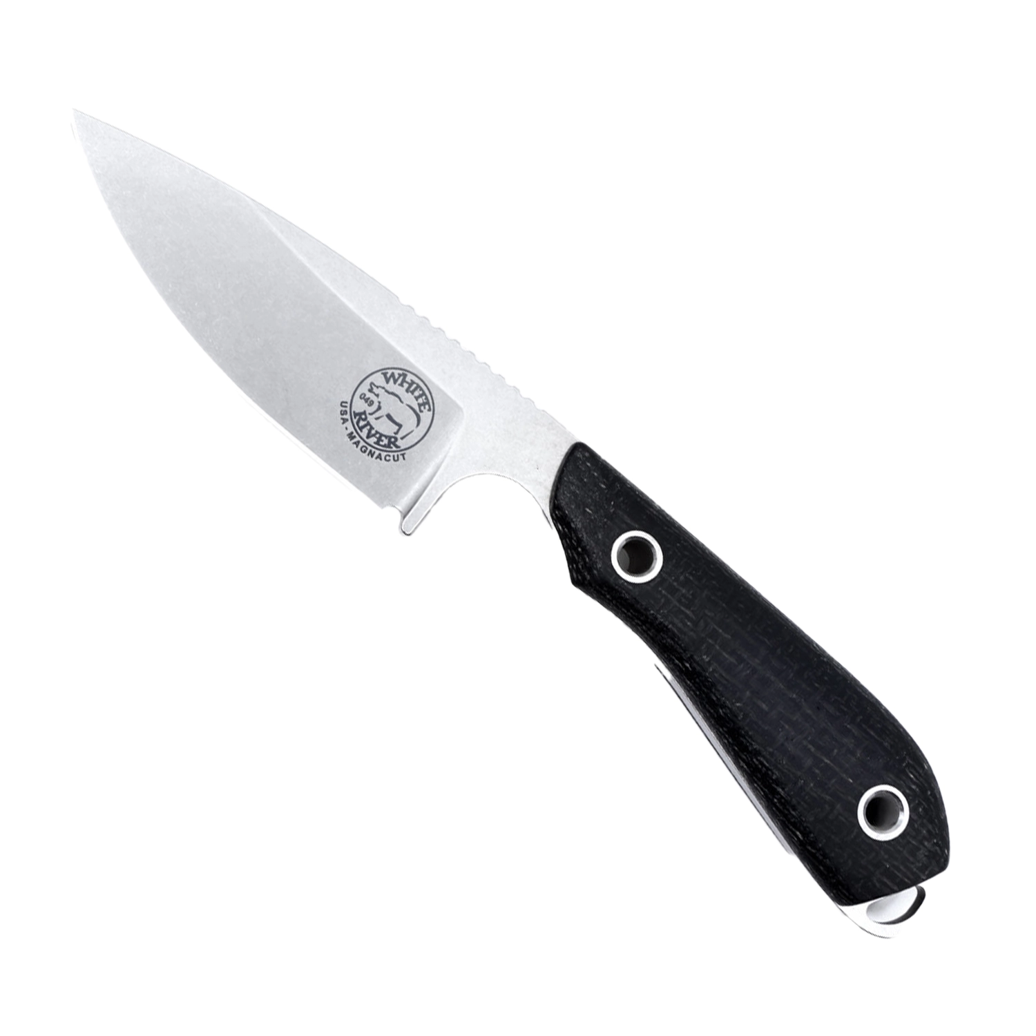 White River M1 Pro Magnacut - Black Micarta Griff