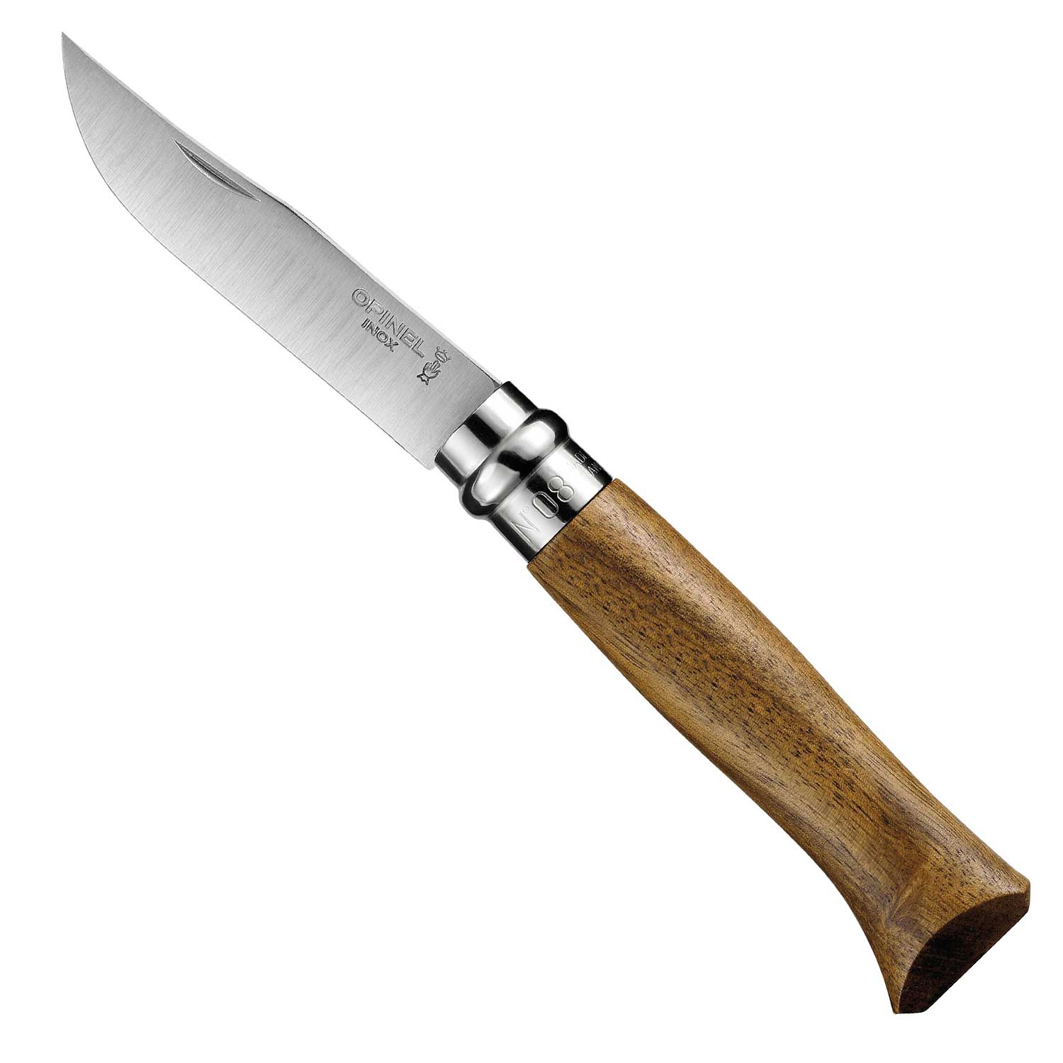 OPINEL N° 8 rostfrei mit Walnussholzgriff