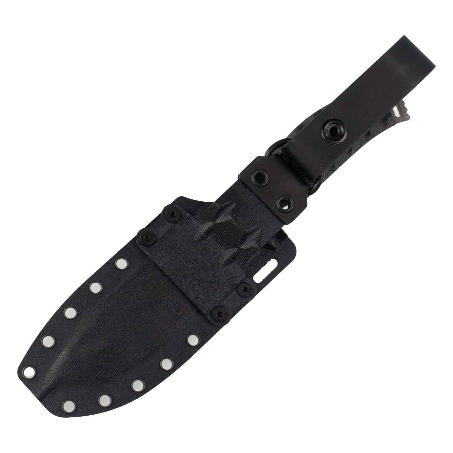 White River GTI 4.5 - Black/Olive Micarta - Stonewash Klinge